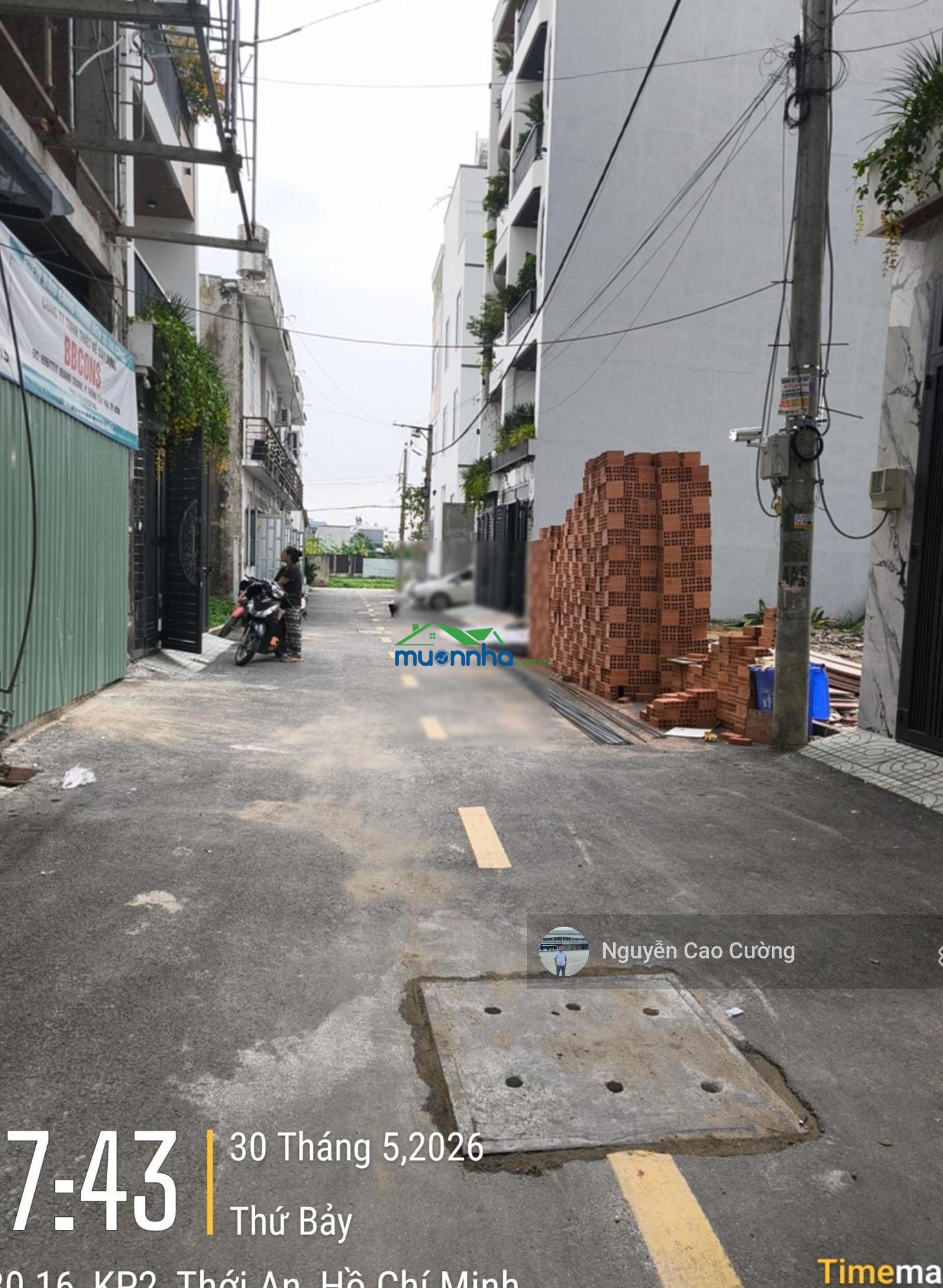 Nhà phố nội thất đẹp, 4x16m, 1 lửng 3 lầu, đường nhựa 8m, thạnh xuân 25 - 4