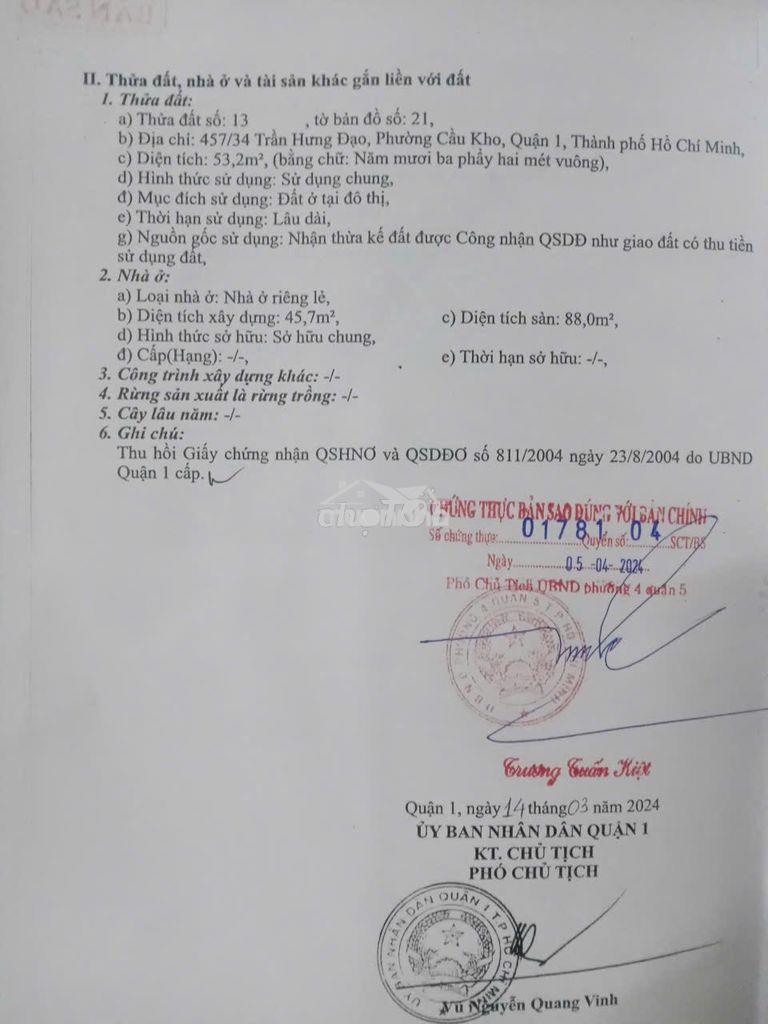 Cần bán nhà cũ