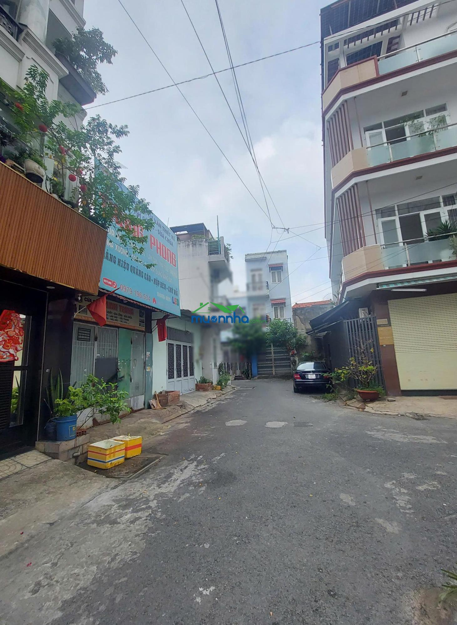 Nhà mới xây 5 tầng tặng full nội thất hxh 6m lê sát - gò dầu hướng ra chợ tân hương nhà ngang 4,5m