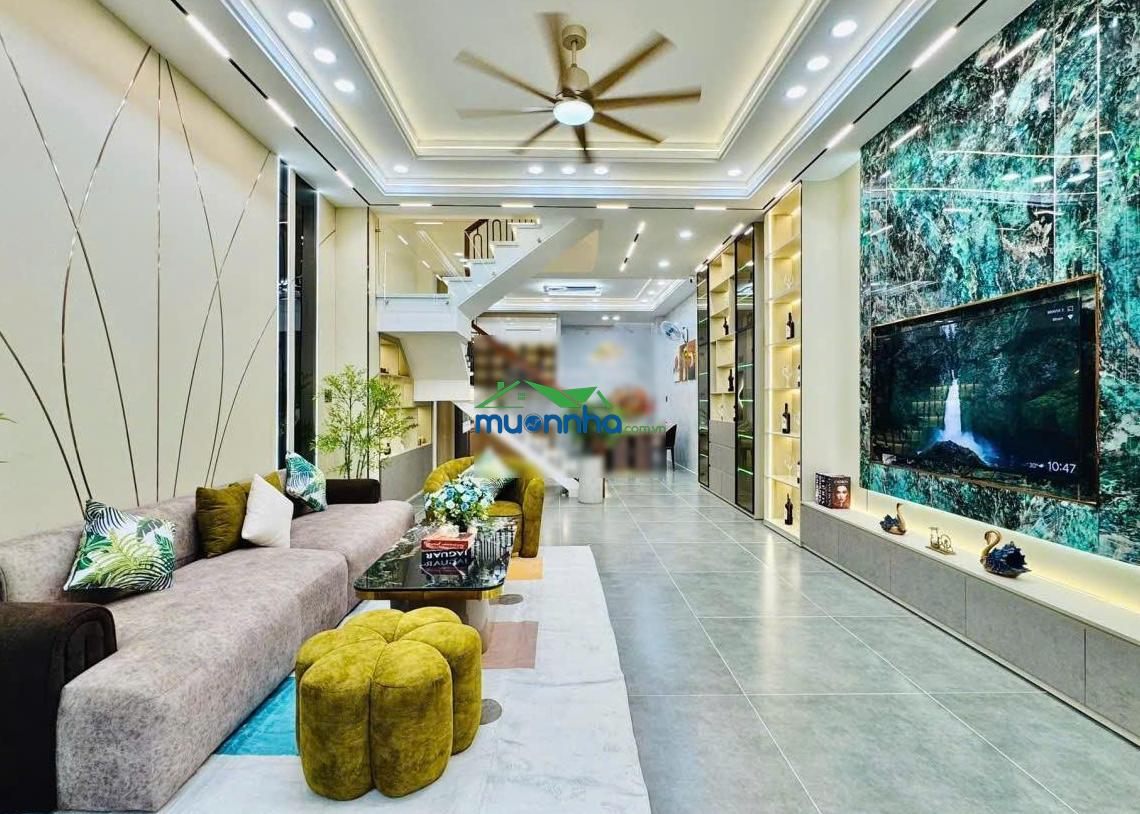 Siêu phẩm hẻm thông 7m phạm văn chiêu, p9, 5x17m, 3 lầu, 5 phòng 6wc có sân vườn - 2