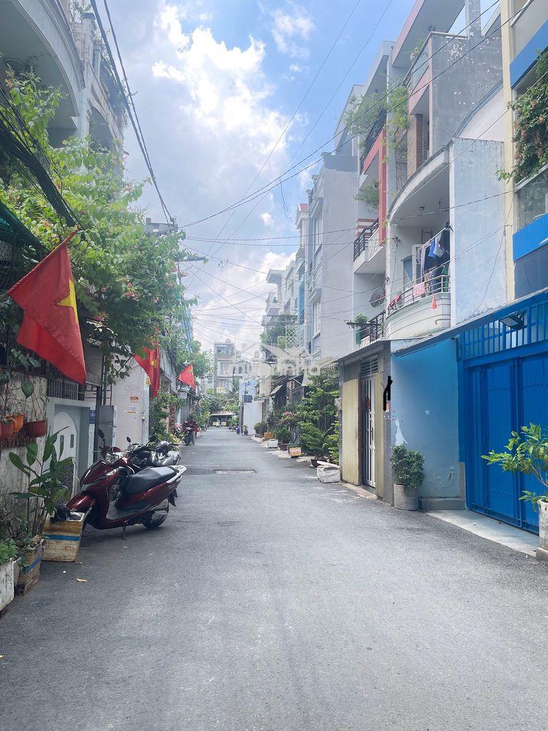 Bán nhà hẻm 5m thông lê đức thọ 4x15m, 3 lầu gần chợ an nhơn, giá rẻ