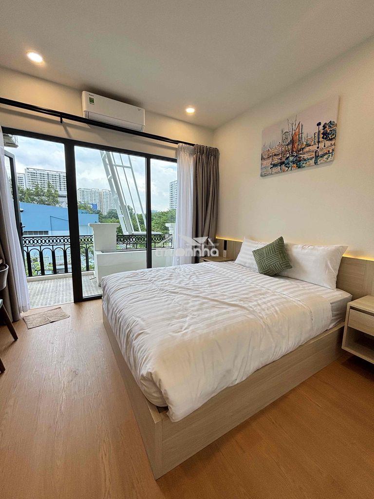💥 1pn ban công full nội thất ngay mặt tiền hồng hà, 5ph qua sân bay