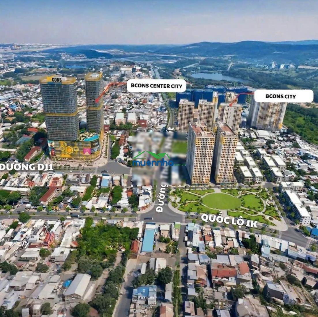 Chính chủ bán gấp căn góc view đẹp cc bcons center city tại thống nhất, 3,5 tỷ, 60m2, 2pn, 2wc - 2