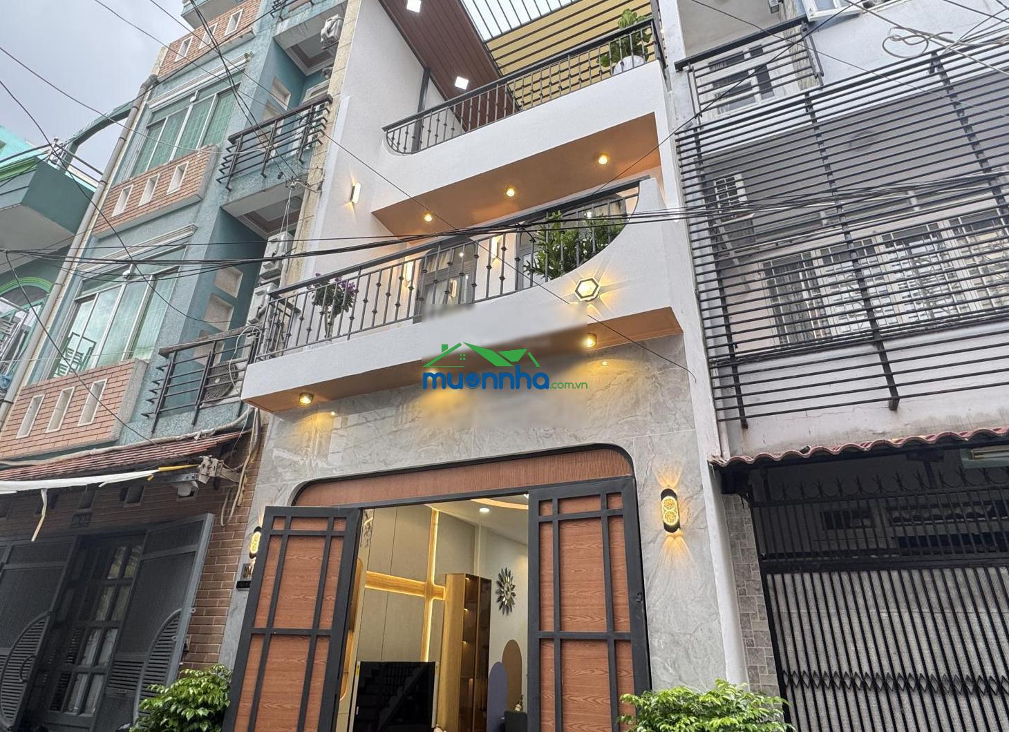 Hiếm có - 4 phòng ngủ - hẻm xe hơi 5 mét - 3 tầng lầu sân thượng to-đ. bùi đình tuý - kèm nội thất - 4