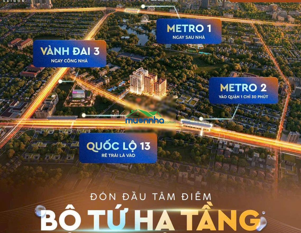 Monrei saigon căn 3pn view thoáng tầng trung chỉ 4 tỷ - 4