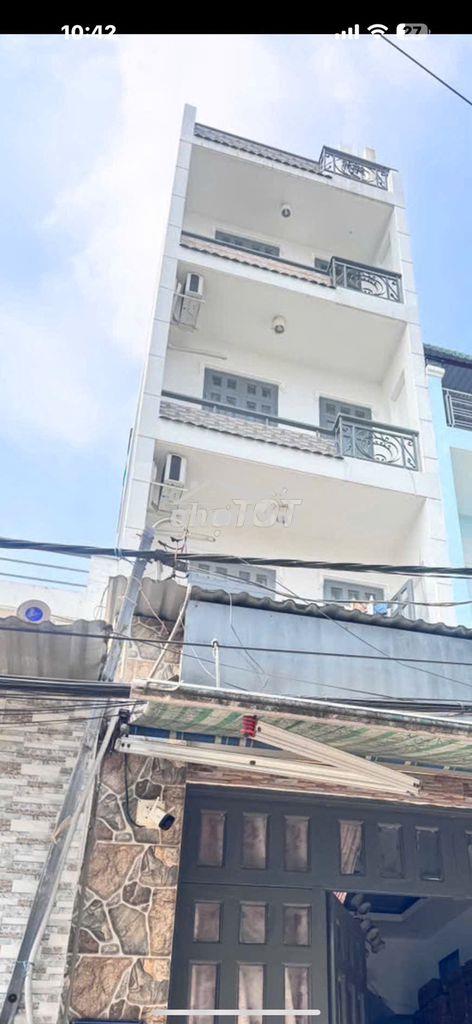 Cho thuê nhà hẻm xe 🚗 lê văn quới p bình trị đông 4 x 17 đúc 4 lầu 6 p
