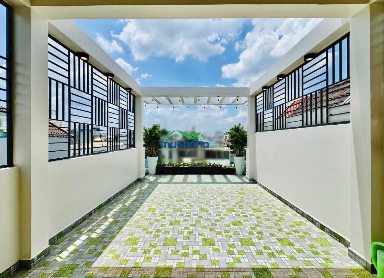 Nhà 52m2 lê đức thọ, xây 1 trệt 3 lầu. hẻm 5m, sổ sẵn, gần chợ - 2