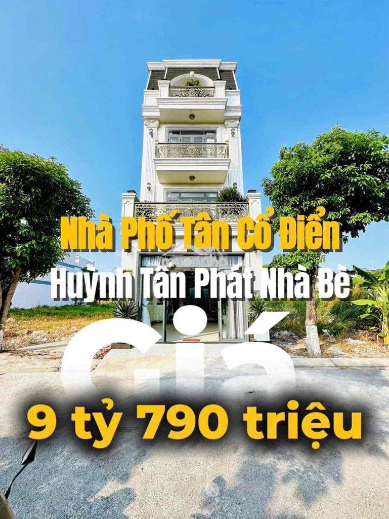 Nhà phố phong cách châu âu - kdc green riverside huỳnh tấn phát -