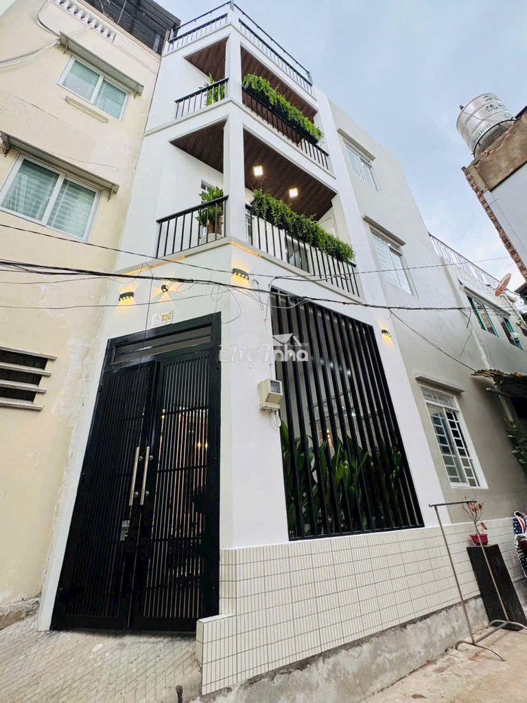 Nhà 4 tầng mặt tiền thục âu dương lân p3-q8