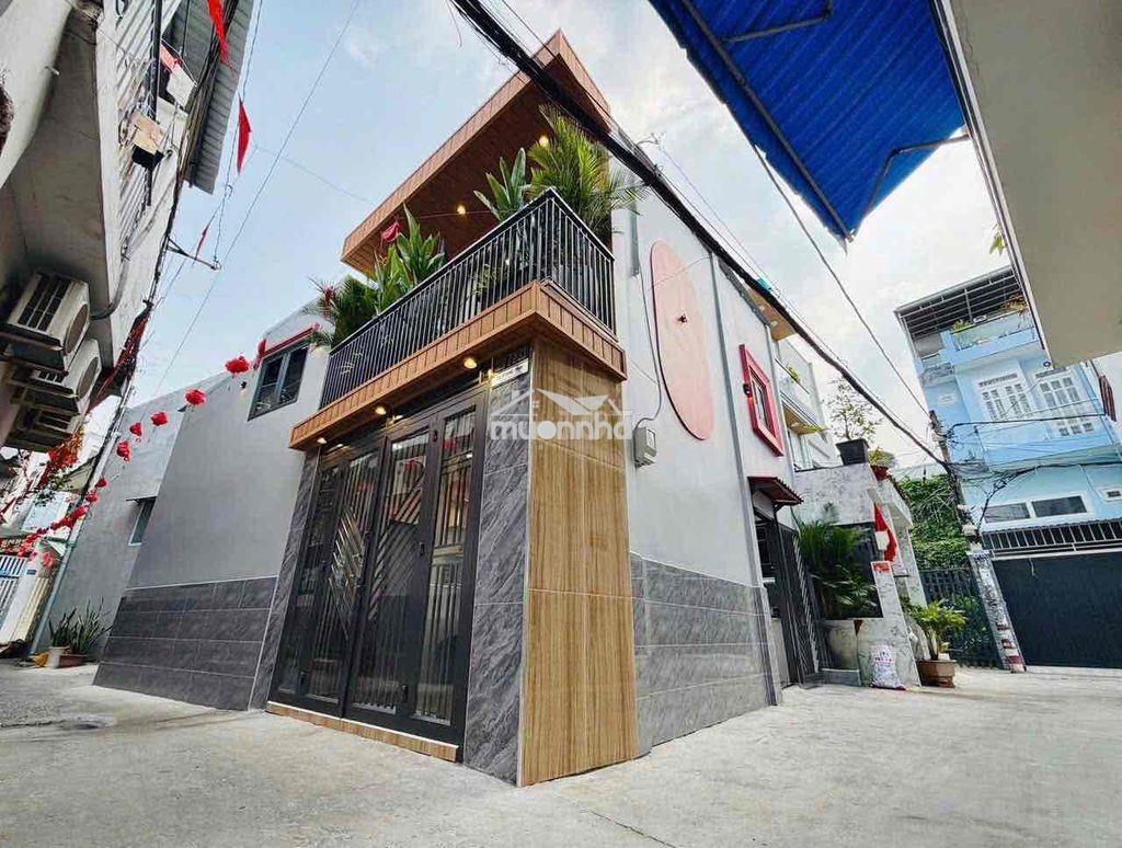 Nhà phố 3pn full nt góc 3 mặt tiền hẻm 3,5m lê hoàng phái - 2
