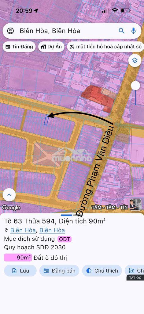 Đất tái định cư tân hạnh trục chính kinh doanh - giá tốt