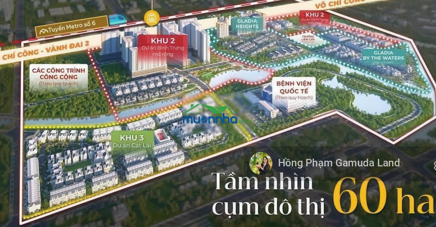 Mở bán căn hộ cao cấp gladia heights quận 2, sổ hồng lâu dài, giao nhà 2027 - dt 70m2 - 4