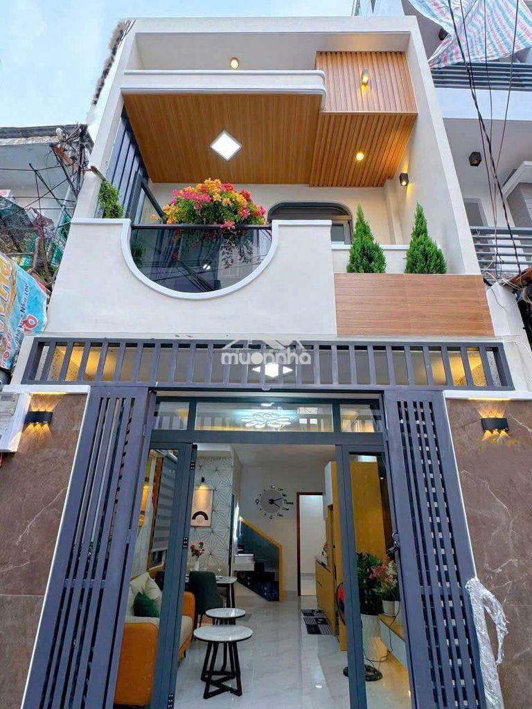 Cho thuê nhà full nt hẻm 600 lê quang định phường 1 3pn 2wc