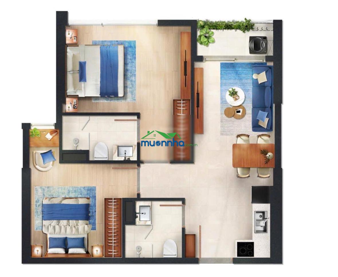 Booking sớm căn 2pn monrei saigon chủ động chọn căn theo nhu cầu