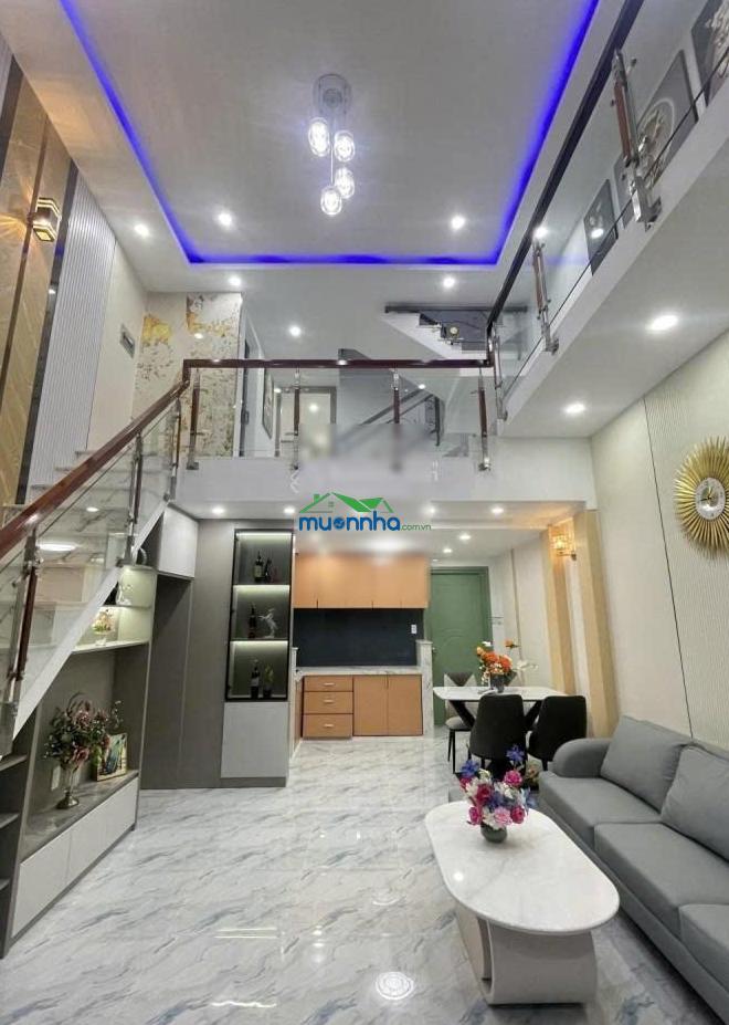 Mua ở quá ngon | 57m² 4 tầng 4 phòng ngủ | ngang 4.4m dài 13m nở hậu 5m sổ mới hoàn công đủ - 4