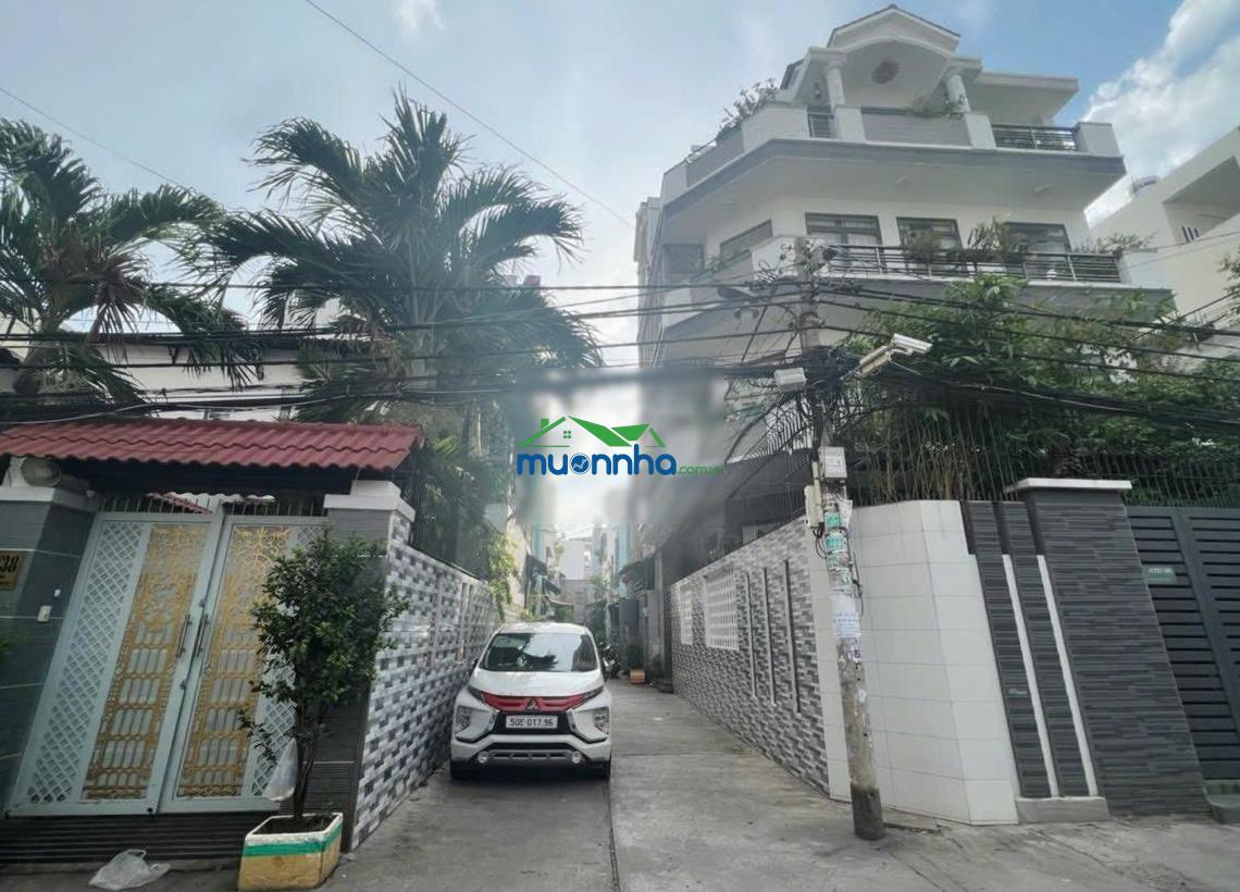 Hẻm dân trí cao nhà biệt thư, sát quận 6, bốn xã-kết cấu đúc kiên cố-2pn-phù hợp ở ngay - cho thuê