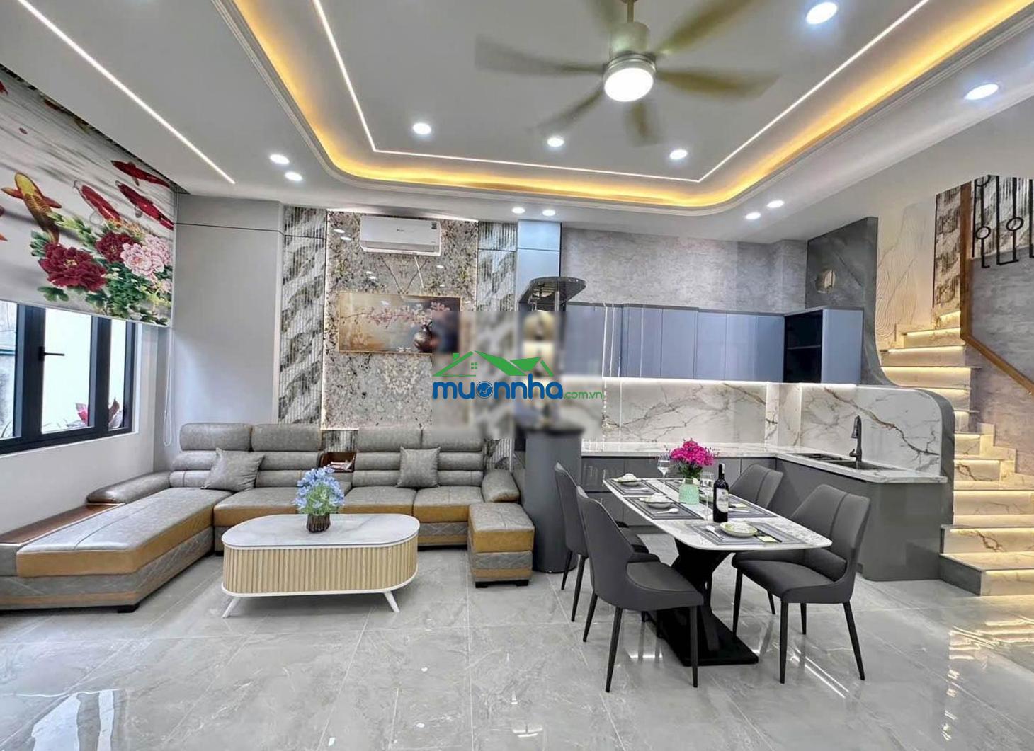 Nhà mới 100% - 66m - ngang 6m - 5 phòng ngủ - sổ vuông a4 - tặng nội thất cao cấp - Ảnh 4