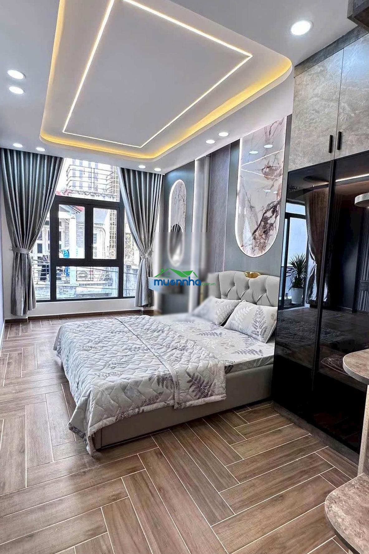 Nhà mới 100% - 66m - ngang 6m - 5 phòng ngủ - sổ vuông a4 - tặng nội thất cao cấp - Ảnh 3
