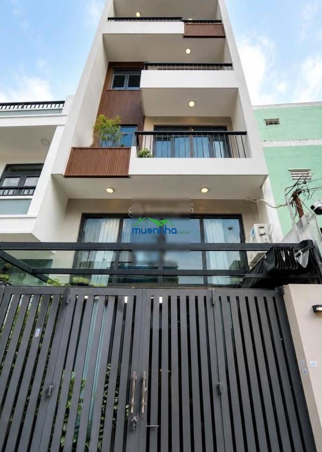 Nhà mới 6 tầng btct hẻm xe tải thông thoại ngọc hầu 5x9.5m vuông vức 7,999 tỷ, 49m², 6 tầng - 4