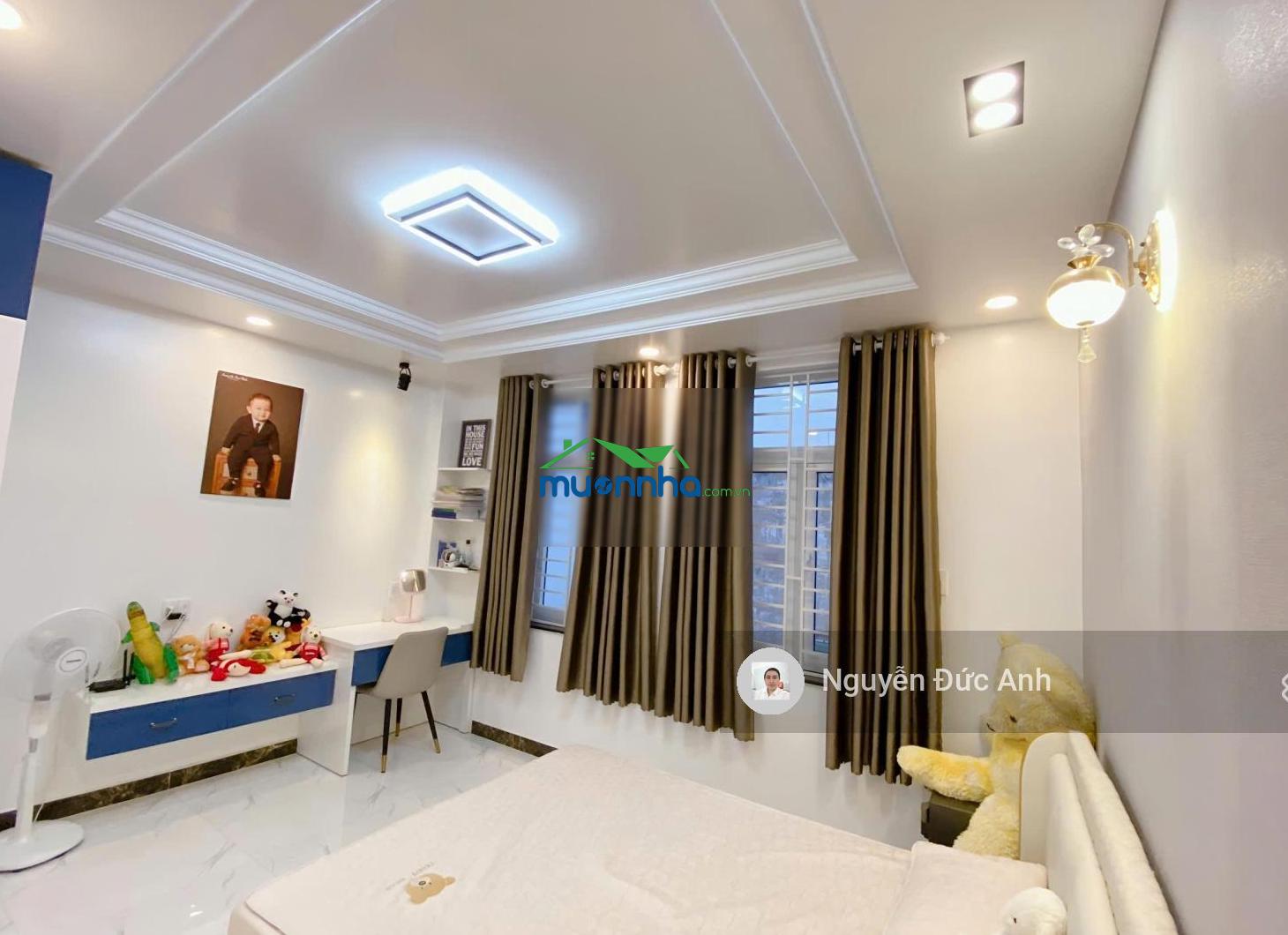 Bán nhà mới 5tầng ở ngay cv làng hoa gò vấp - 1 sẹc 1 căn ra mặt tiền, gara ôtô 7c ngủ - chỉ 6t.x