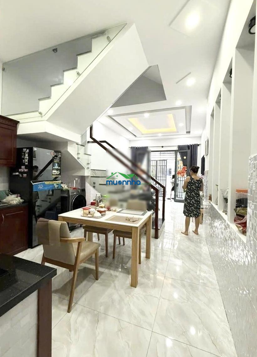 Nhà 4 tầng btct 60m2, 5pn có phòng ngủ tầng trệt. hẻm xe hơi thông trần thị năm. trung mỹ tây, q12. - 2