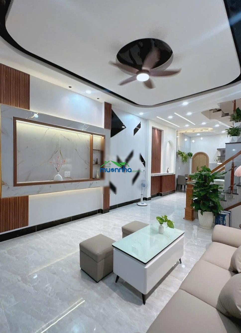 Bán nhà riêng gần aeon bình tân mới xây hẻm 270 lê đình cẩn, 56m2, 3 phòng ngủ - 2