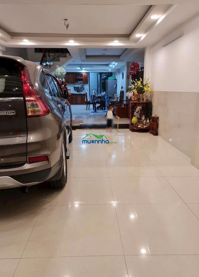 Nhà 4 tầng 5x25m, mặt tiền đường kinh doanh vip 12m có lề 6m khu biệt thự an lộc p. an hội đông