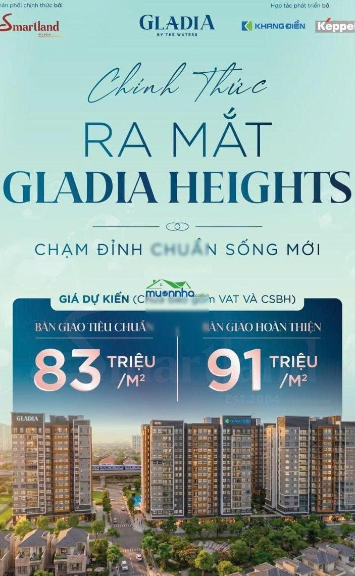 Gladia heights giá chỉ 2pn 85m² hàng độc quyền từ cđt, hỗ trợ tư vấn - 2