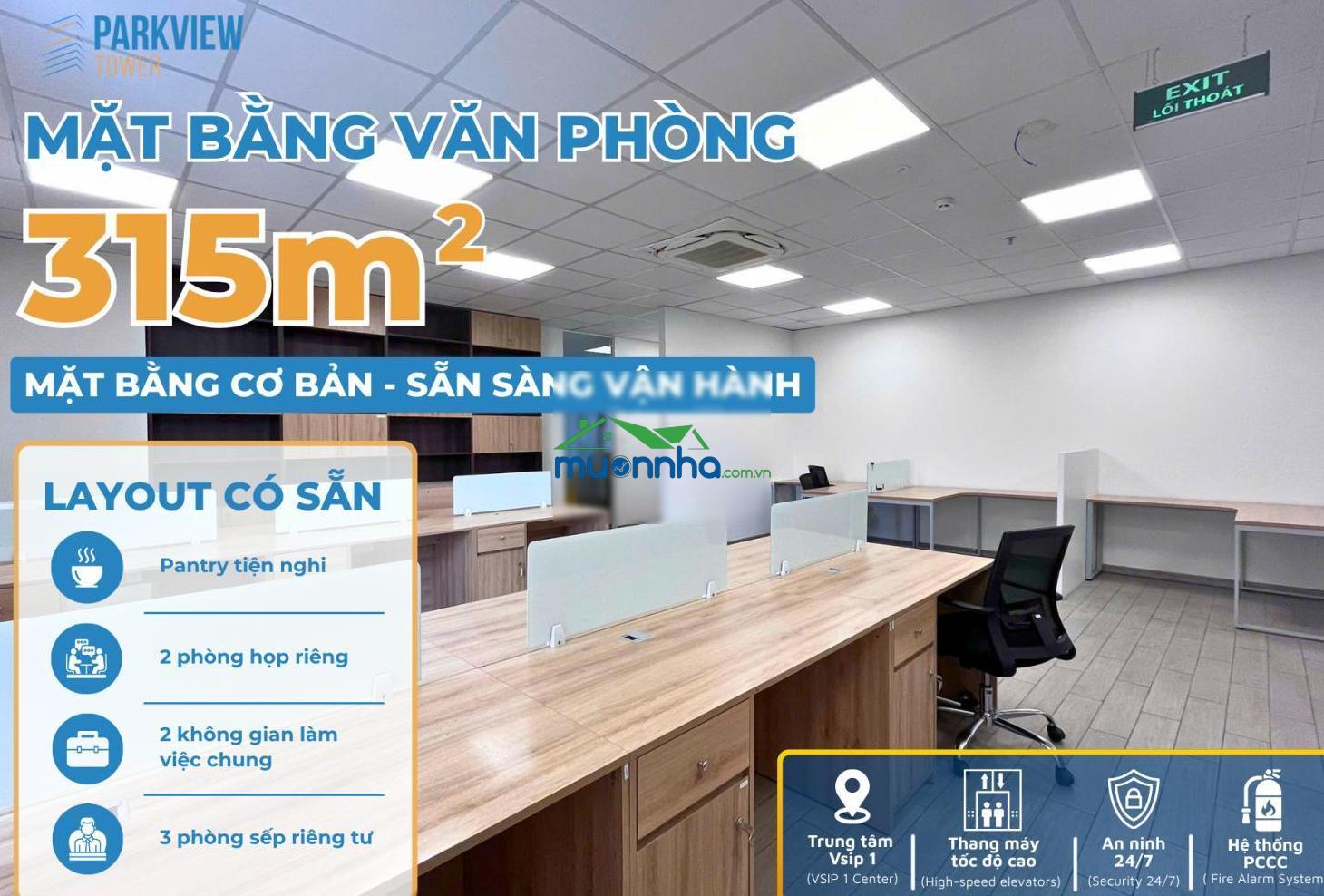 Mặt bằng văn phòng 315m² - gần ngay cổng vsip 1 - ưu đãi miễn phí pql lên đến 9 tháng! - 4