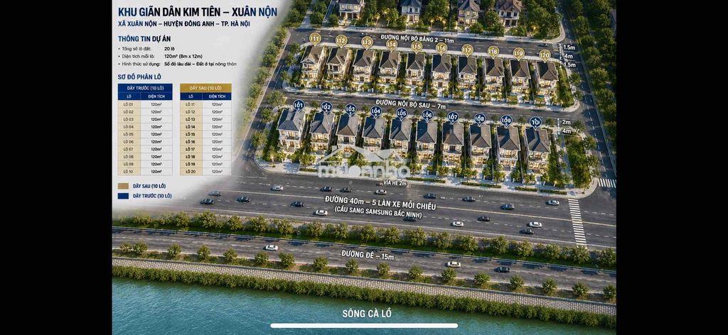 🔥 Bán 120m2 đất giãn dân kim tiên – xuân nộn, đông anh 🔥 - 3