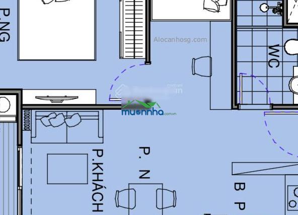 Bán căn 1pn+ giá chỉ 3,450 tỷ; dt 53,8m² tại beverly - vinhomes grand park - 2