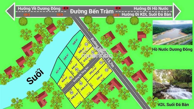Kdc bến tràm tại đặc khu phú quốc, dt: 500m2 chỉ 1.5 tỷ