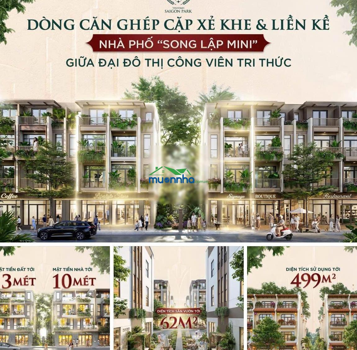 Nhà phố vinhomes hóc môn 5 tỷ 4 tầng all in one - 2