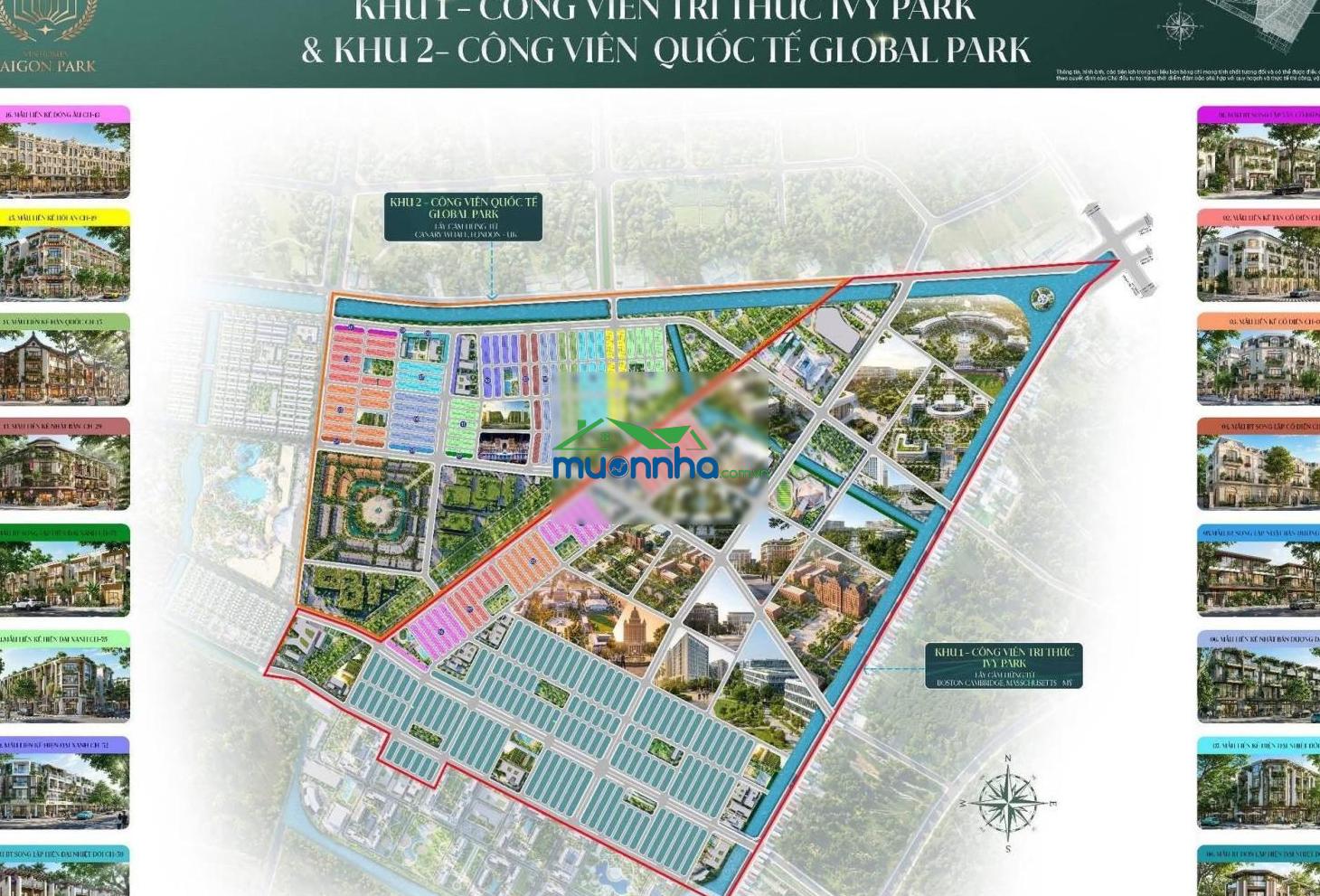 Căn góc giá tốt nhất dãy trong phân khu công viên tri thức 1, vinhomes saigon park