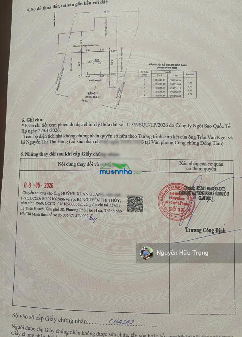 Hiếm! nhà đẹp nguyễn háo vĩnh ngay gò dầu - 7.5x6m 3 tầng - mới tinh ở ngay - giá 4.2 tỷ tl - 3