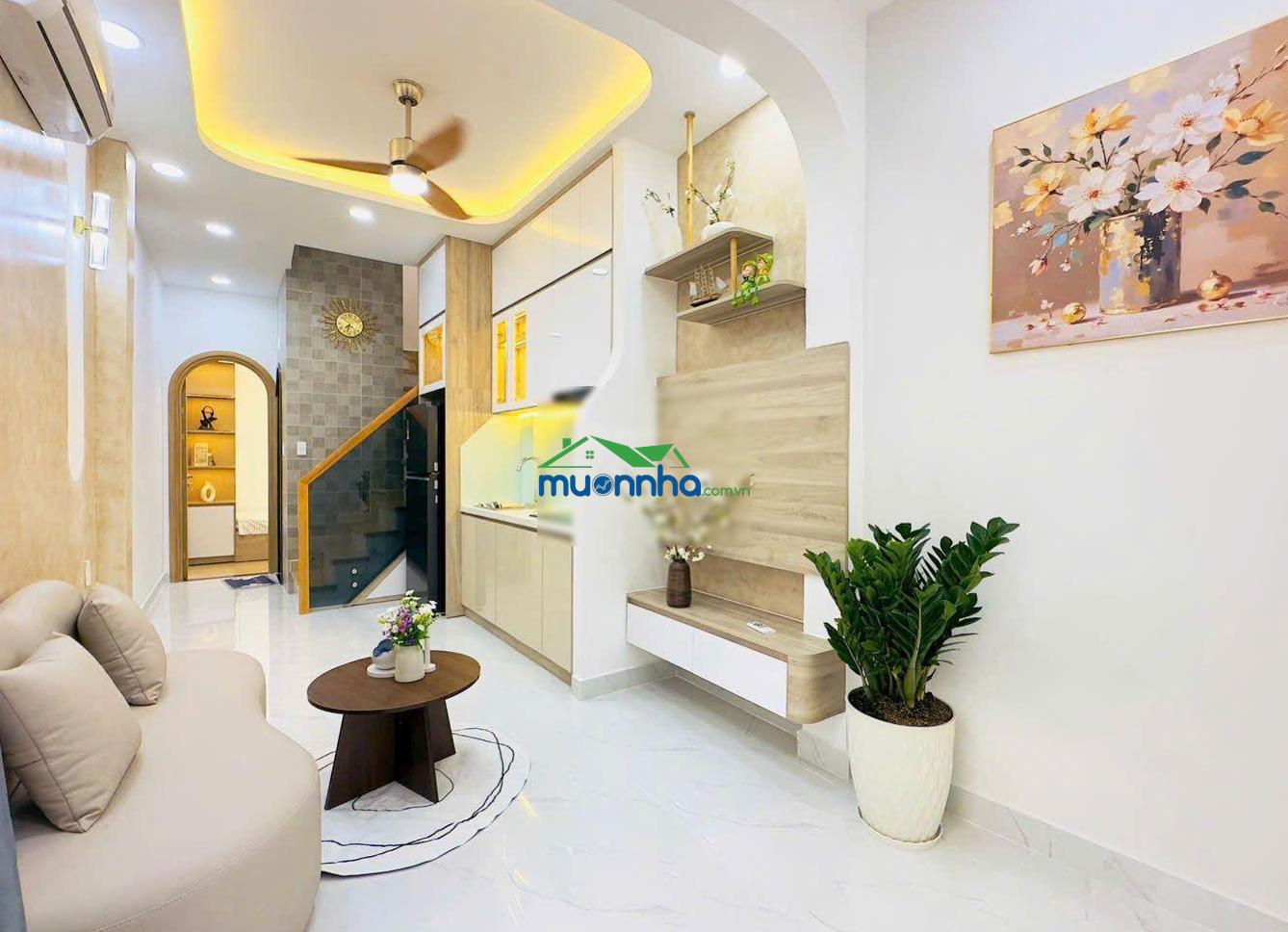 Bán nhà đẹp full nội thất cách mặt tiền nguyễn văn đậu 30m, 2 tầng, 32m2 giá 5,45 tỷ (tl chính chủ) - 2
