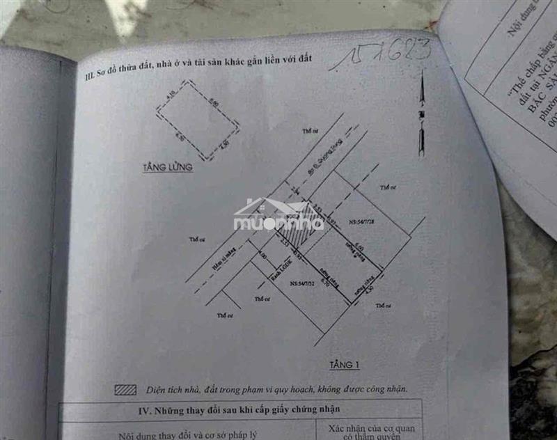 Nhà hẻm 2 xẹc gần đường quang trung