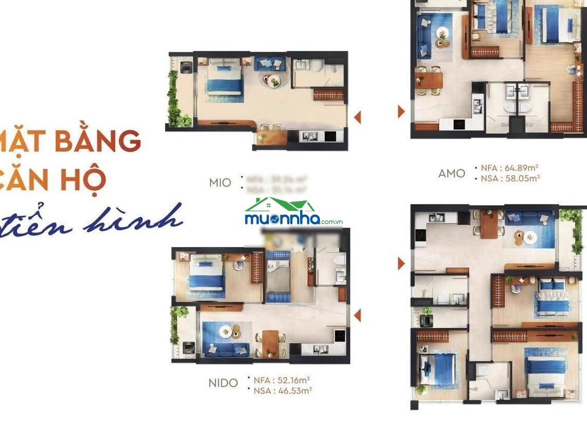 Tặng 6 chỉ vàng pnj khi khách cọc mua + ck 5% cam kết thuê lại - 12 căn suất nội bộ trực tiếp cđt - 4