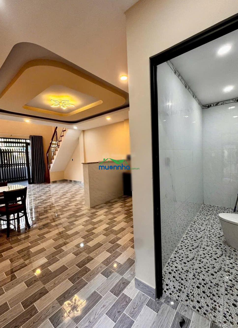 Nhà mới ở ngay -60m2 2 tầng - hẻm oto sát phạm văn đồng chỉ 5.3t