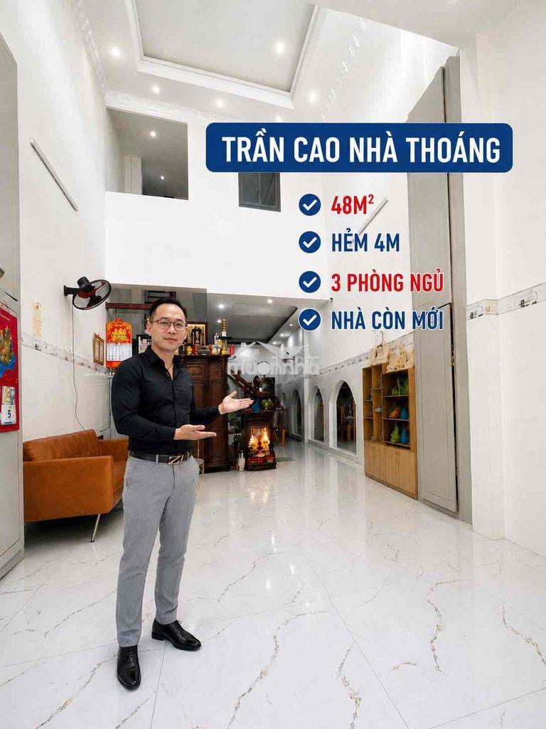 Bán nhà lê đình cẩn bình tân, 50m2, 3 tầng, 3pn, gần chợ siêu thị