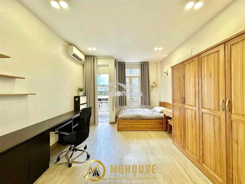 Thuê ngay studio ban công 35m2 tại nguyễn văn đậu gần chợ bà chiểu