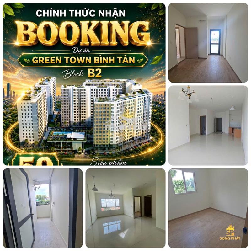 Bán ch green town block solena - 63m²/2pn - giá gốc cđt - ck 9%