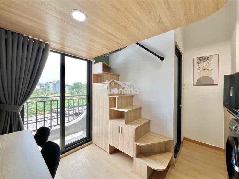 Cho thuê chung cư mini mới xây 100% đầy đủ nội thất máy giặt riêng