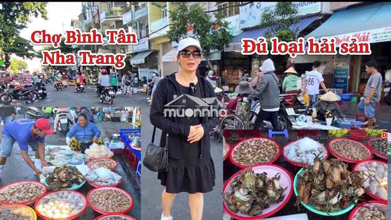 Chính chủ cần bán căn nhà mặt tiền chợ bình tân lớn nhất nha trang