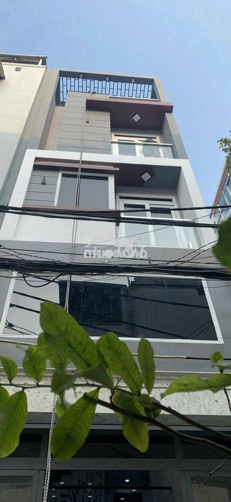 Cho thuê nhà hxh 1025/15f cmt8 p7 tân bình 4,5x20m 4t 5p 18tr