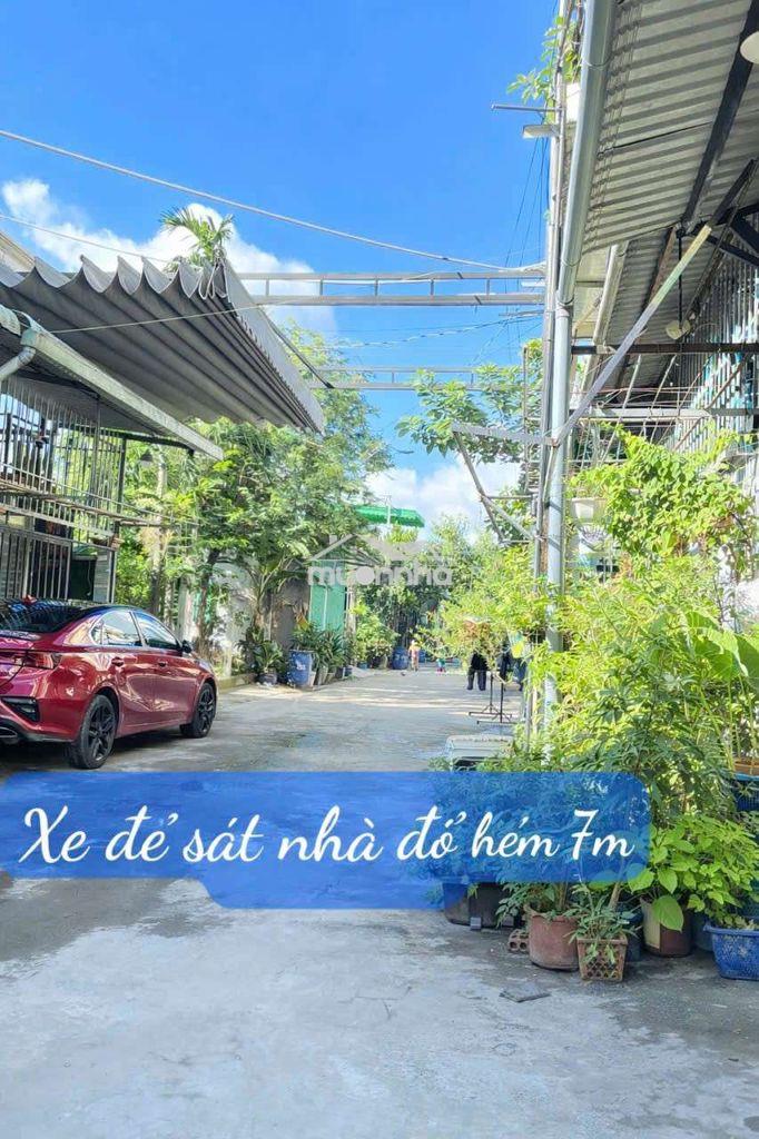 Bán nhà mới xây 61,5m2 1 trệt 1 lầu hẻm xe hơi 7m đ bình chuẩn 17