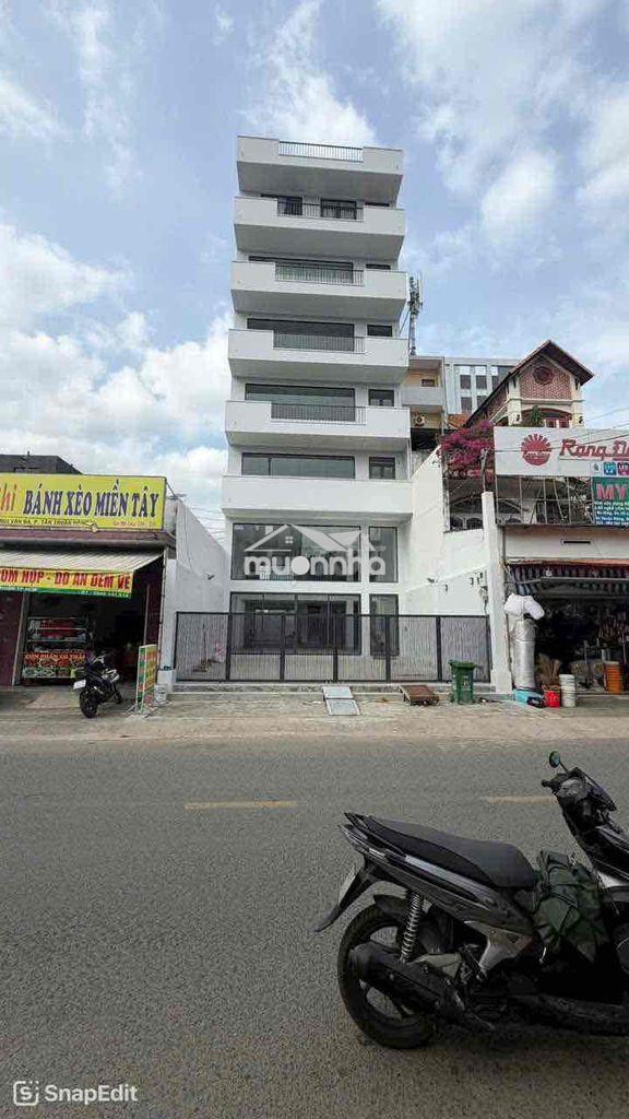 Cho thuê toà nhà văn phòng quận 7 trệt lửng 5 lầu 120 triệu/ tháng