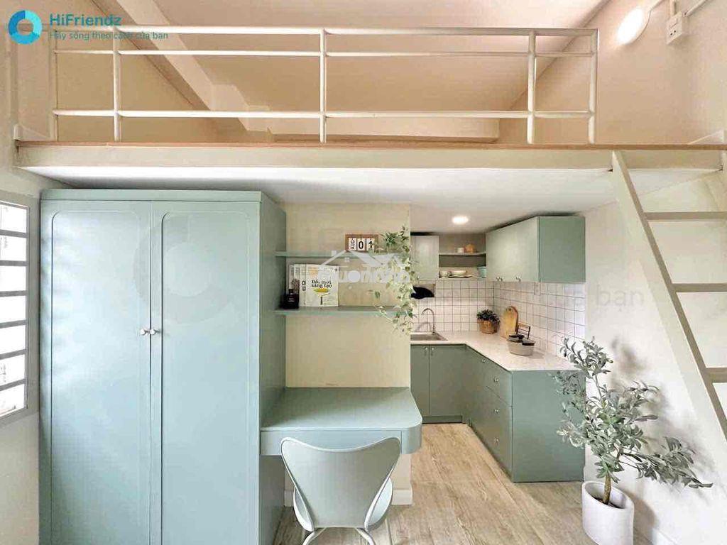 Cho thuê phòng gác cao mới 100% - không giới hạn người ở ngay b.thanh - 2