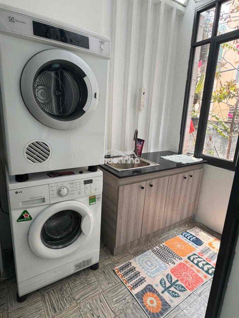 Điện nước nhà nước - 1pn - tách bếp - full nt - giặt sấy riêng - quận3 - 4