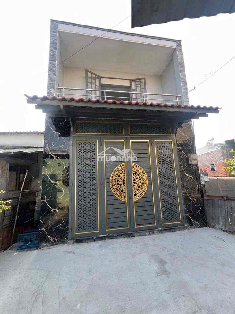 Nhà đẹp 4,5*8m 2pn hẻm thông 4m 2/ngắn hương lộ 80 gần ubnd xã v.lộc b